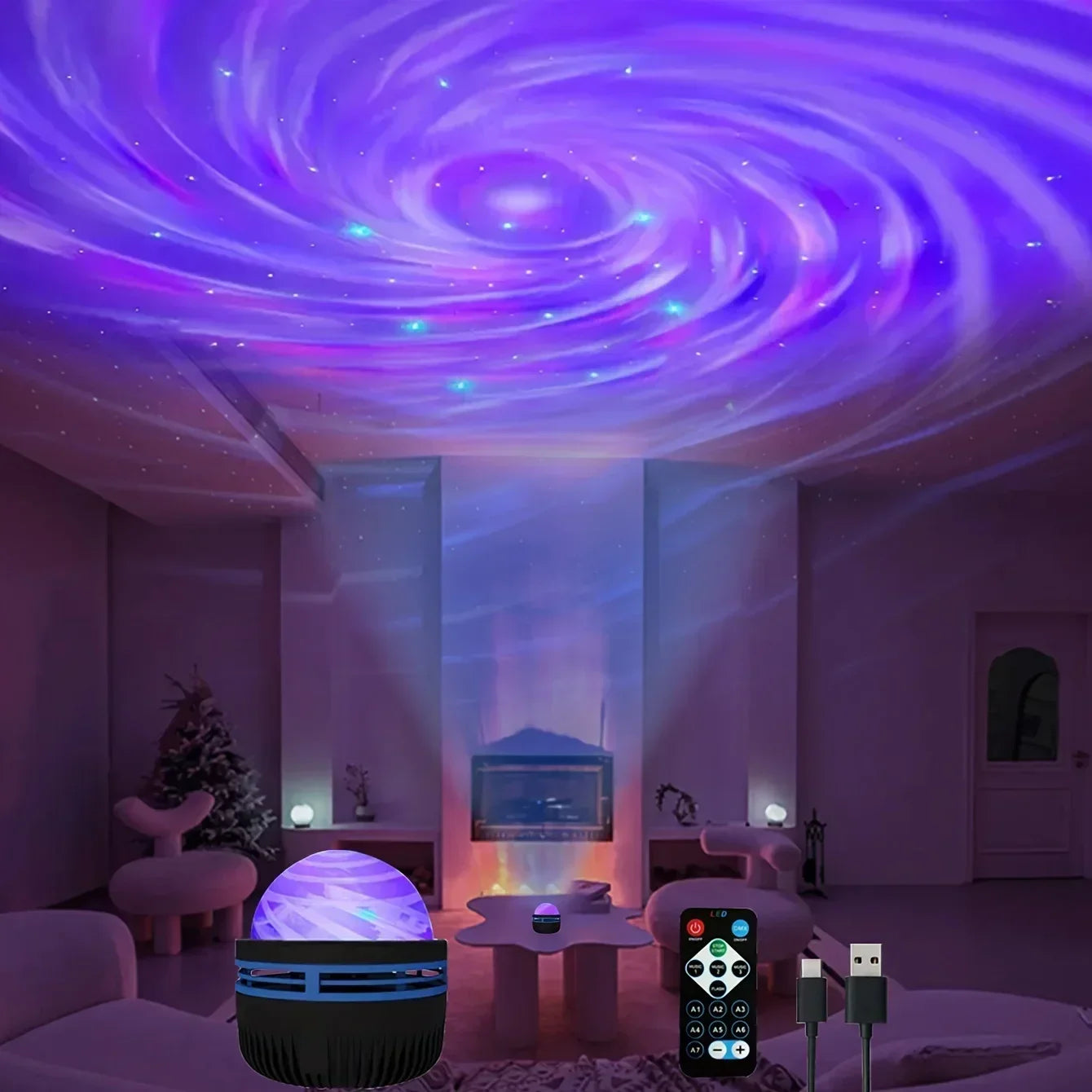LED Galaxy Projector