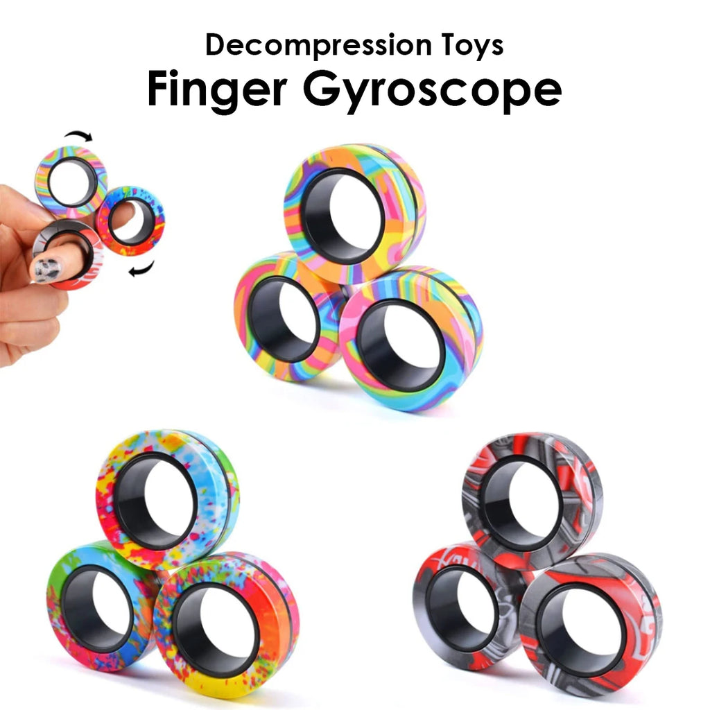 Magnetic Rings Fidget Set