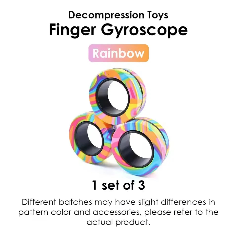 Magnetic Rings Fidget Set