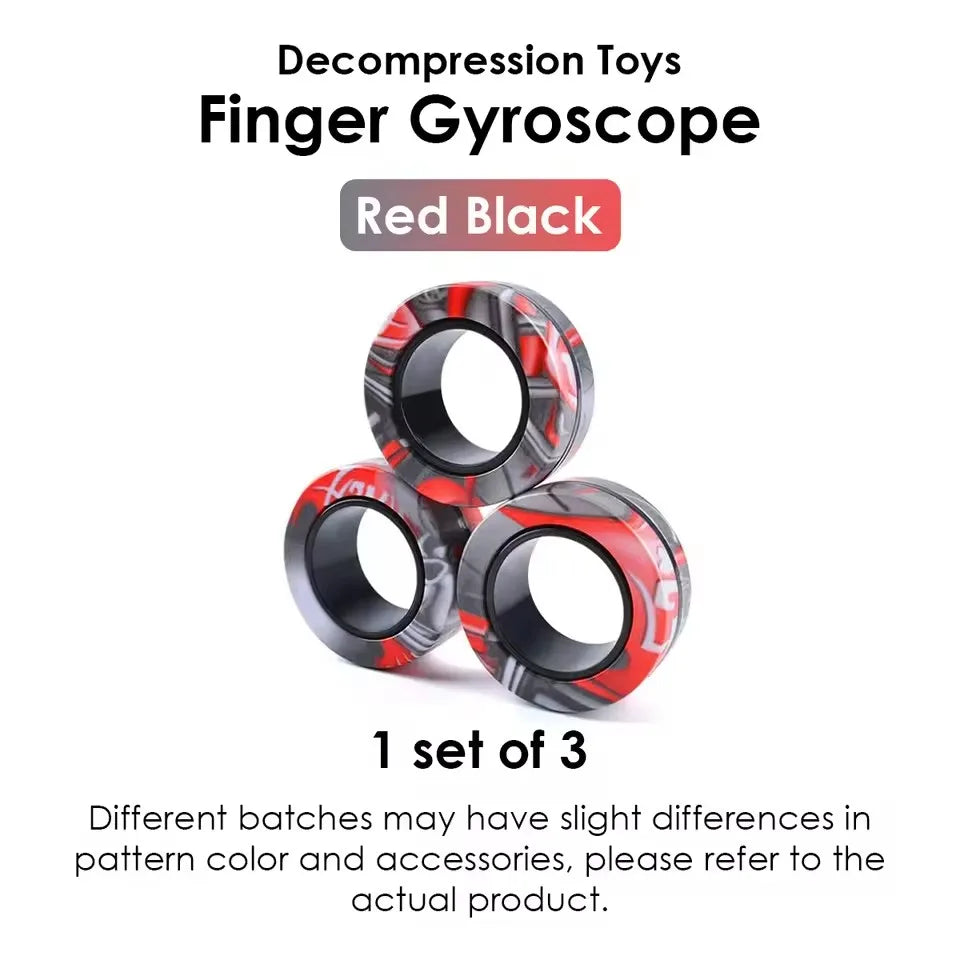 Magnetic Rings Fidget Set